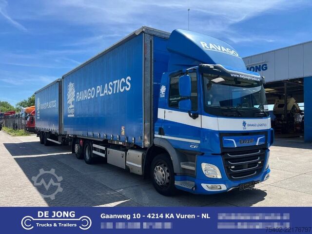 Skjutbar presenning DAF CF 410 / 6x2 BDF Combi / Sliding/Lifting Roof /...