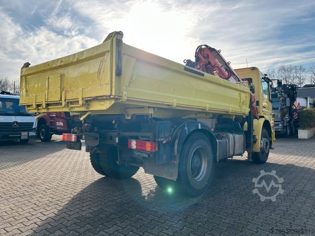 Billenő teherautó MERCEDES-BENZ 1833 Axor 3Skipper + ATLAS Kran + Seilwinde 4x2