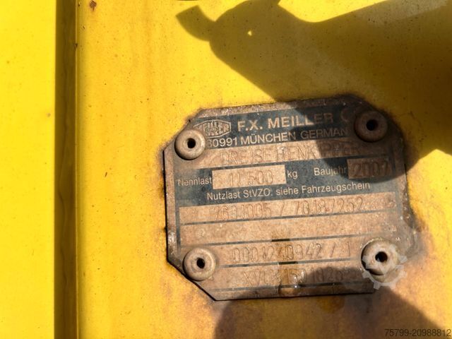 Billenő teherautó MERCEDES-BENZ 1833 Axor 3Skipper + ATLAS Kran + Seilwinde 4x2