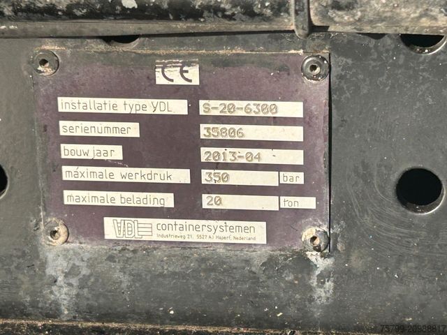 Teherautóra szerelt daru MAN 26.480 TGX Wechselsystem Abroller+Kran+Container