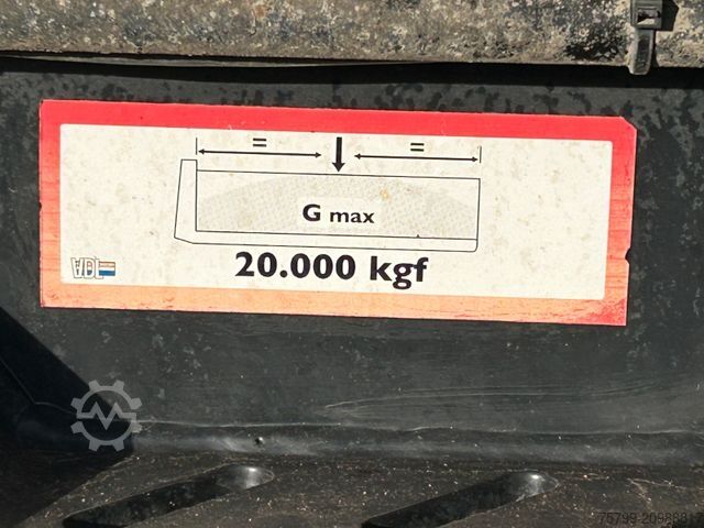 Teherautóra szerelt daru MAN 26.480 TGX Wechselsystem Abroller+Kran+Container