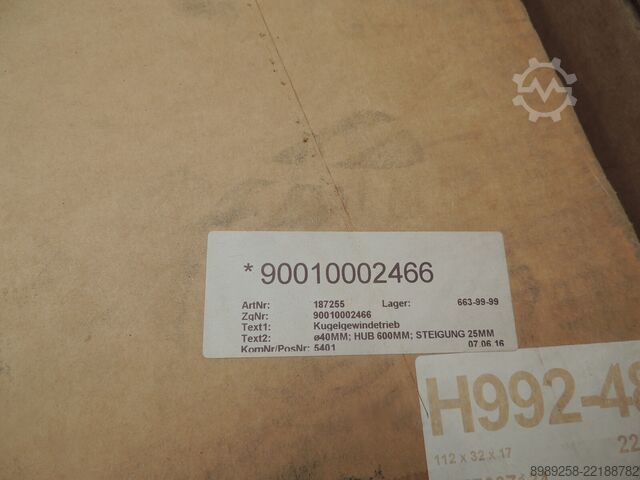 Ball screw drive Steinmeyer 13:96 427/11 00000