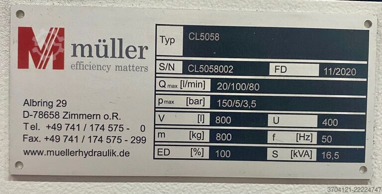 σύστημα φιλτραρίσματος και ψύξης MÜLLER Combiloop CL5-800