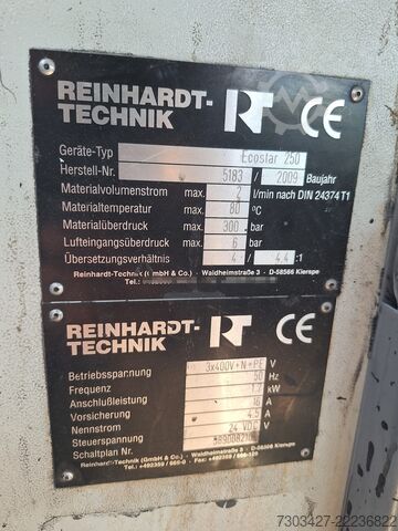Isolierglasherstellungsmaschine Reinhardt ECOSTAR 250