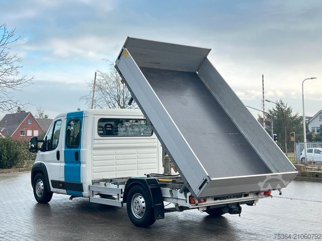 Tipvogn varebil CITROEN Jumper 2.2 Hdi Doppelkabine Dreiseitenkipper Ahk