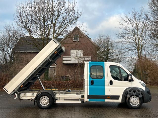 Tipvogn varebil CITROEN Jumper 2.2 Hdi Doppelkabine Dreiseitenkipper Ahk