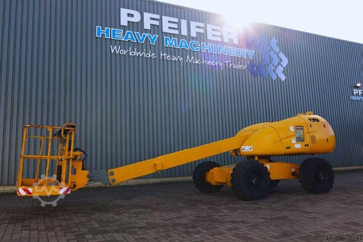 Telescopic boom lift Haulotte H14TX Diesel, 4x4 Drive, 14m Working Height, 10.6m