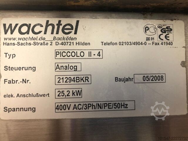 Kammerofen Wachtel Piccolo II