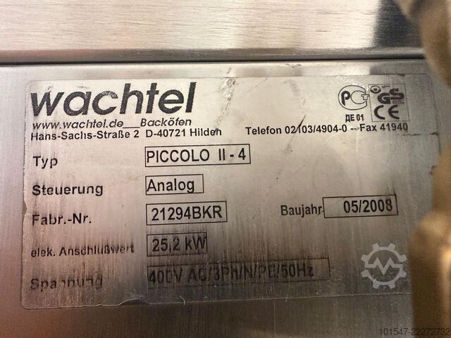 Komorová pec Wachtel Piccolo II