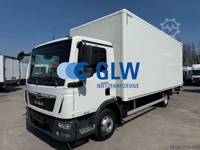 Vrachtwagen met bakwagen MAN TGL 8.190 Koffer 6,50 m LBW 1,5 T*Diff-Sperre HA