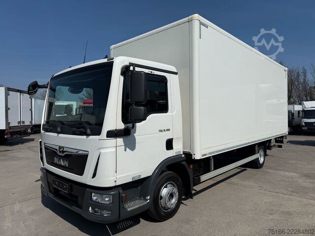 Vrachtwagen met bakwagen MAN TGL 8.190 Koffer 6,50 m LBW 1,5 T*Diff-Sperre HA