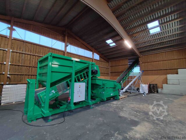 Siebanlage für Holzpellets, semi-mobil S&F GmbH