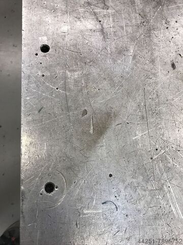 Aluminium plaat voor werkbank Aluminiumplatte 2520x1280x60 mm