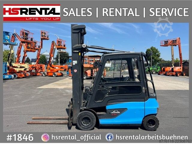 Carrello elevatore Linde E30L-01 side-shift 6.62m heating (1846)