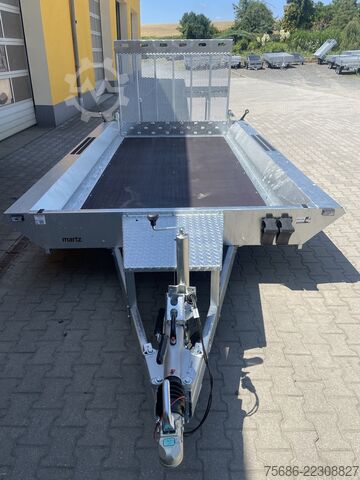 Prikolica za prevoz automobila Martz Bau-3 400/3 S 3,5T Maschinentransporter