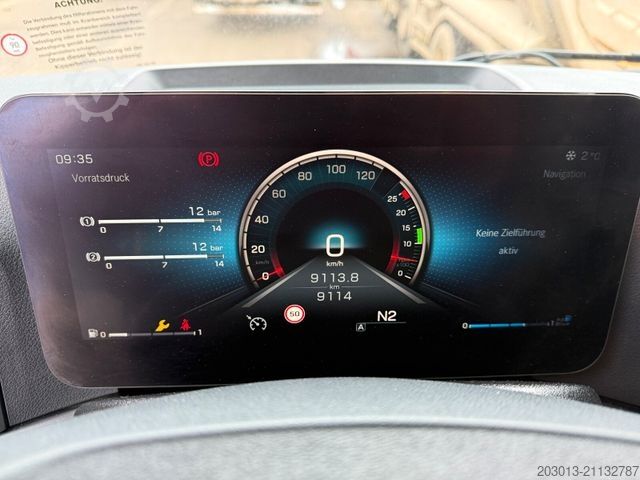 Ανατρεπόμενο φορτηγό MERCEDES-BENZ AROCS 1843 4x2 Kipper Kran Palfinger PK12.501