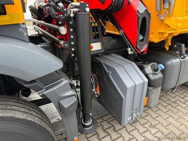 Ανατρεπόμενο φορτηγό MERCEDES-BENZ AROCS 1843 4x2 Kipper Kran Palfinger PK12.501