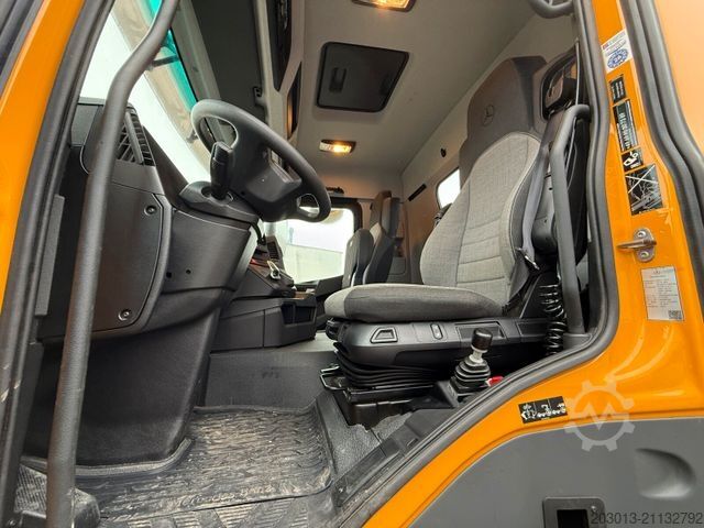 Γερανός τοποθετημένος σε φορτηγό MERCEDES-BENZ AROCS 1843 4x2 Kipper Kran Palfinger PK12.501