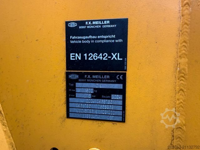 Γερανός τοποθετημένος σε φορτηγό MERCEDES-BENZ AROCS 1843 4x2 Kipper Kran Palfinger PK12.501