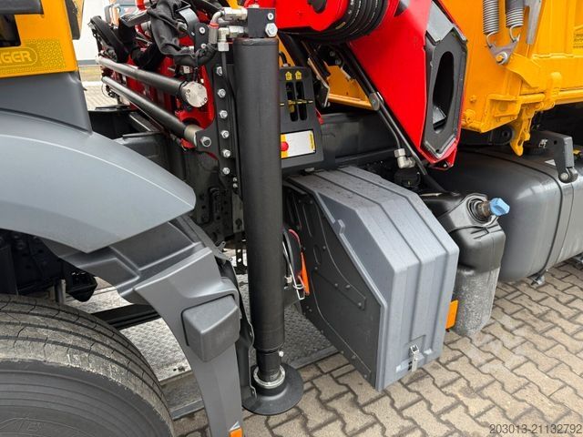 Γερανός τοποθετημένος σε φορτηγό MERCEDES-BENZ AROCS 1843 4x2 Kipper Kran Palfinger PK12.501