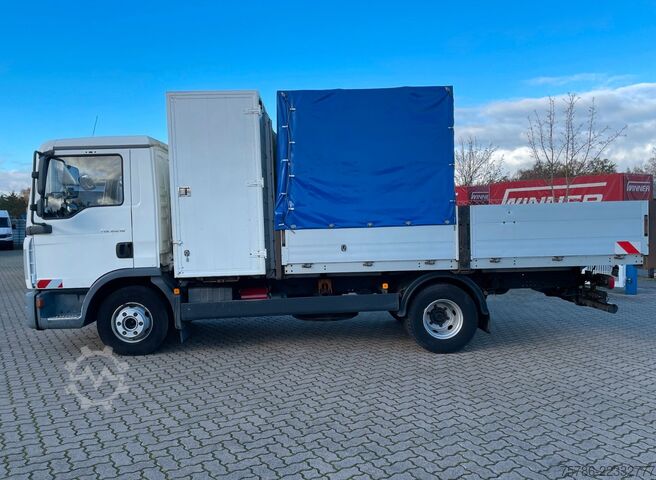 Curtain sider van MAN TGL 8.210 BB Pritsche/ 2xAHK+Öl/ NL  2.9t