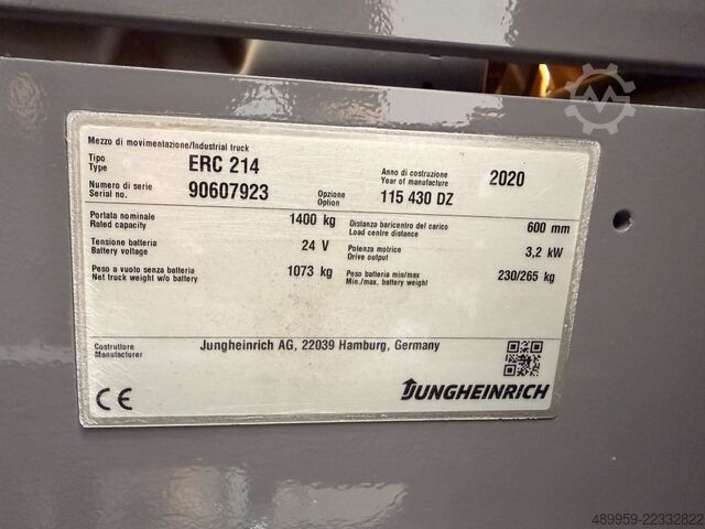 Carretilla elevadora Jungheinrich ERC 214