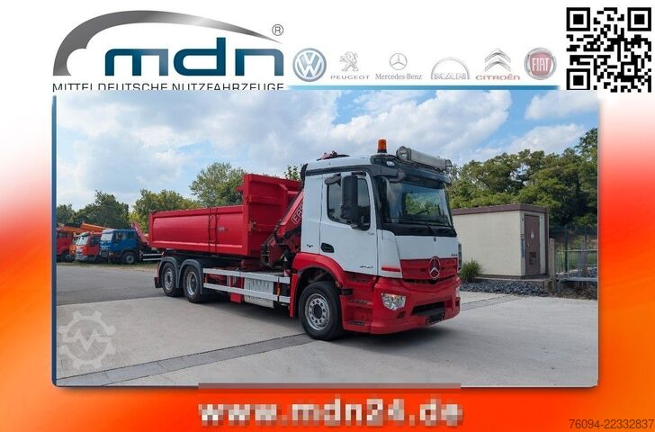 Camión volquete MERCEDES-BENZ Arocs 2532 Kipper Bordmatik KRAN lift/lenk