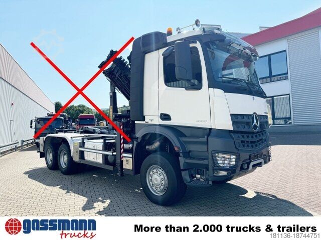 Podwozie ciężarówki Mercedes-Benz Arocs 3351 AK 6x6, Retarder, Navi, Grounder