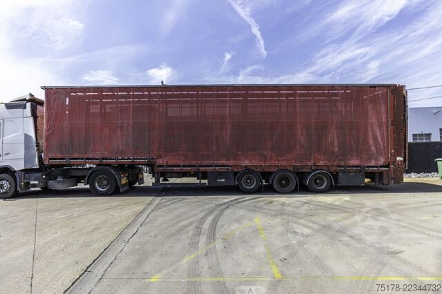 Tarpaulin LECITRAILER CUELLO CISNE 3E-RD+DOUBLE ETAGE+DHOLLANDIA 2TON