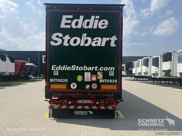 Åben sættevogn med presenning Schmitz Cargobull Curtainsider Mega