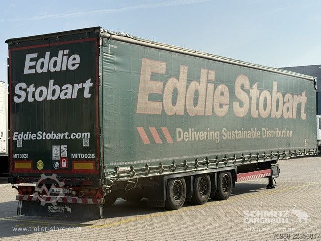 Åben sættevogn med presenning Schmitz Cargobull Curtainsider Mega