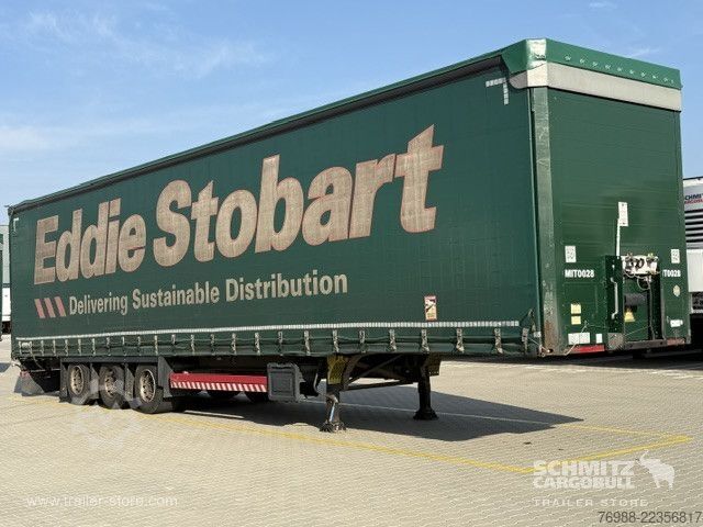 Åben sættevogn med presenning Schmitz Cargobull Curtainsider Mega