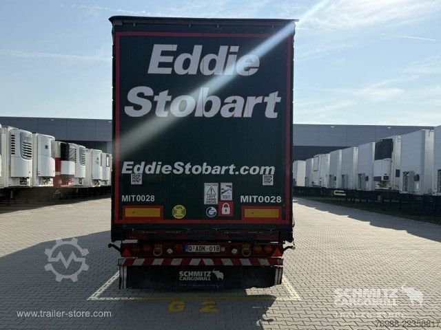 Åben sættevogn med presenning Schmitz Cargobull Curtainsider Mega