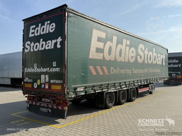 Åben sættevogn med presenning Schmitz Cargobull Curtainsider Mega