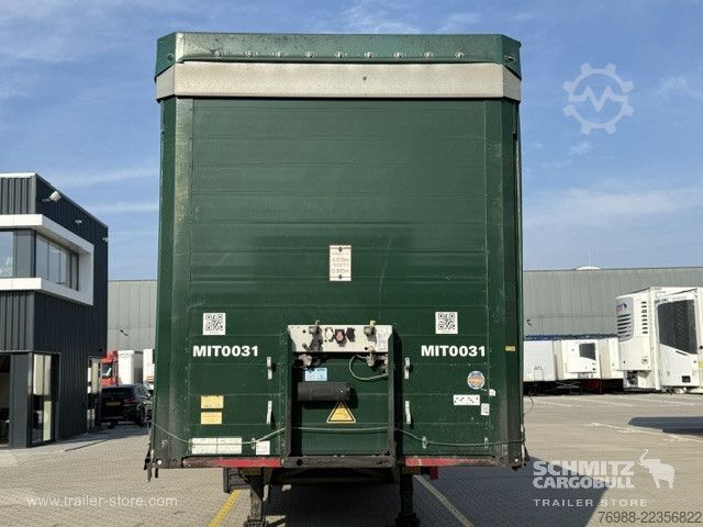 Åben sættevogn med presenning Schmitz Cargobull Curtainsider Mega