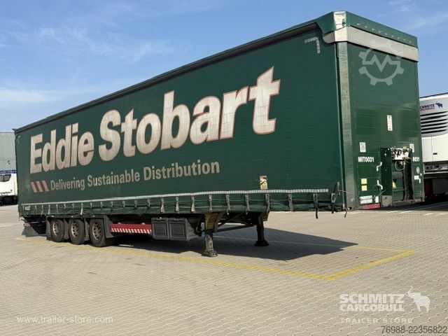 Åben sættevogn med presenning Schmitz Cargobull Curtainsider Mega