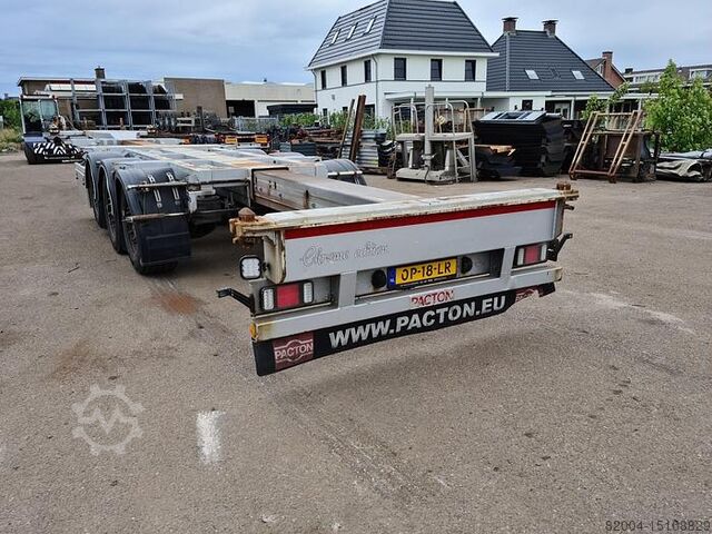 Transport af containere PACTON TE3 | 3 AXLE SAF DISC | CONTAINERCHASSIS | MULT...