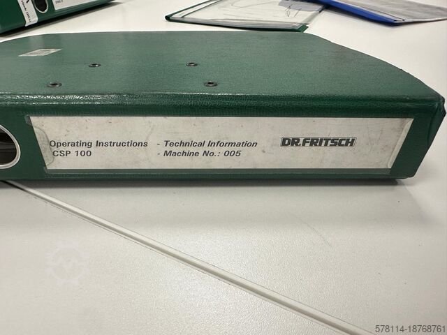 Stampa di officina DR. Fritsch CSP 100 Sintering Press