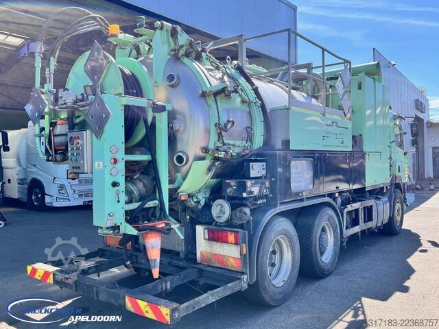 Kolkenzuiger DAF AS85XC Inox tank ADR, Euro 2, Reduction axle