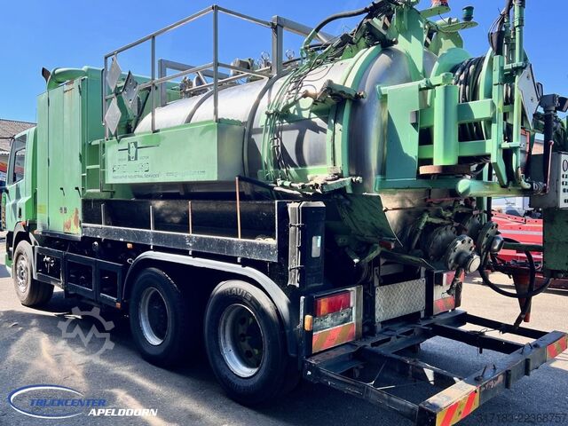 Kolkenzuiger DAF AS85XC Inox tank ADR, Euro 2, Reduction axle