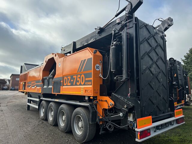 Enkelassige versnipperaar Doppstadt DZ 750 Kombi 2 in 1