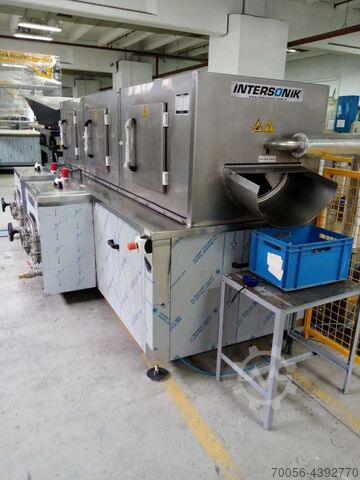 Teilewaschanlage mit Spiraltunnel INTERSONIK HELIWASH