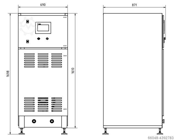 MPAD 700 DIESEL-PASTEURISIERANLAGE Maurer Gép MPAD 700