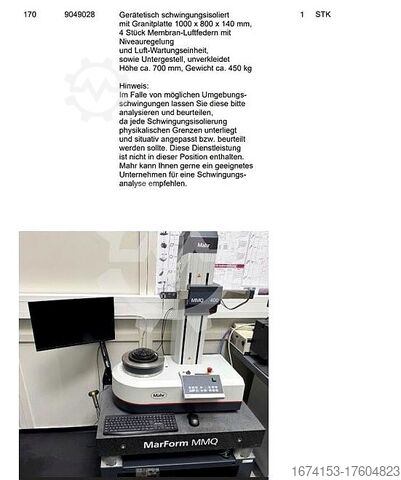 Coördinaten meetmachine MAHR MMQ 400-2