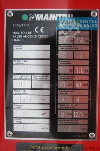Telescopisch platform Manitou 280TJ | 2022