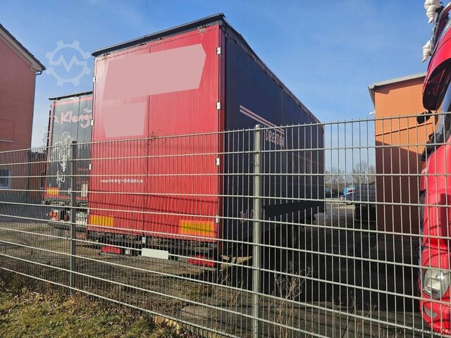 Samochód ciężarowy z plandeką typu platforma SCANIA G410 Volumen, Edscha, Hubdach+Tandemhänger