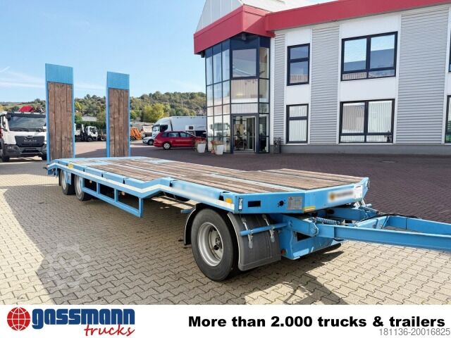 Dieplader oplegger  Scorpion 3-Achs Tiefladeanhänger, Liftachse,