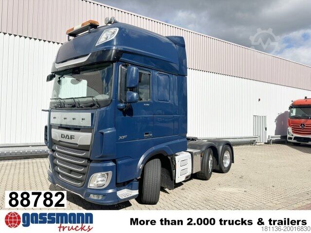 Standaard trekker DAF XF 530 FT 6x2, Intarder, Navi, Spacecab,