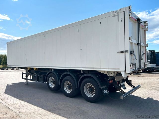 Damperli yarı römork LANGENDORF 52,5m³ Kippauflieger / Kombitür / 2x Schieber