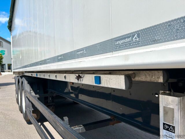 Damperli yarı römork LANGENDORF 52,5m³ Kippauflieger / Kombitür / 2x Schieber
